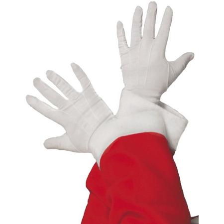 Korte witte Handschoenen | Kerstman /Sinterklaas